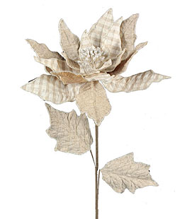 28 Inch Sack Cloth Poinsettia