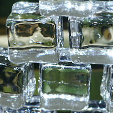 Acrylic Ice Cubes 12 Pcs - 1 Inch Size - Clear Fake Ice Artificial