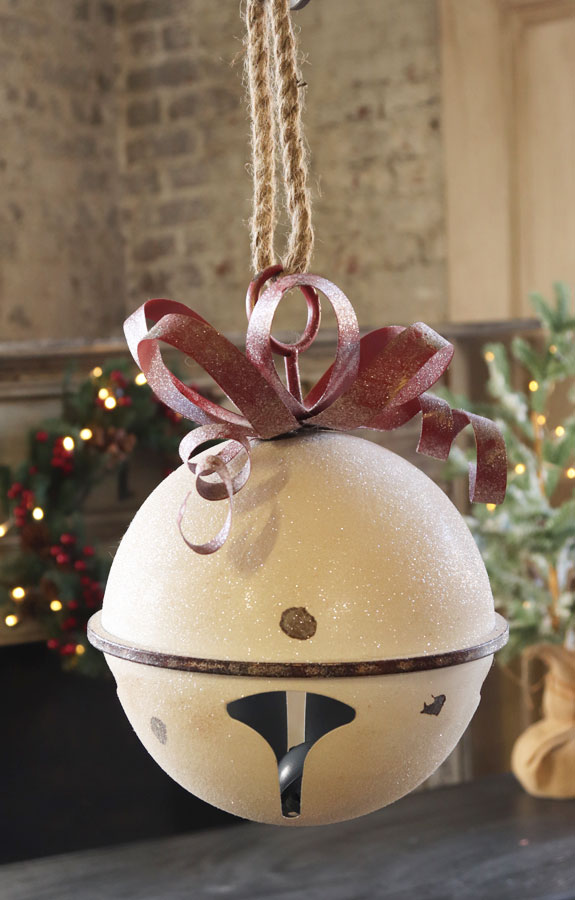 Metal Hanging Jingle Bell Ornament - 13.75 Inch RAZ 4015934