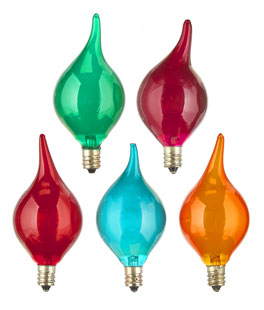 Box of 5 Kismet String Light Replacement Bulbs - Multi Color