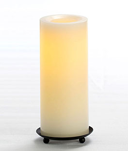 Candle Impressions Flameless Votive Candles 6 pk 1.75" Wax Finish Cream 