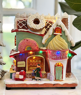 Animated Lighted Musical Gingerbread Bakery - 2807970-B  NEW 2025