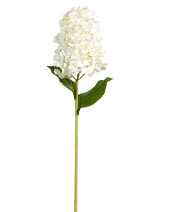 29" Real Touch White Hydrangea Stem - From RAZ 2026