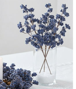 27" Blue Cluster Berry Spray - NEW 2026 