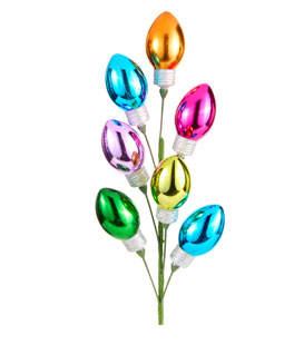 28" Multicolor Light Bulb Spray - NEW 2026