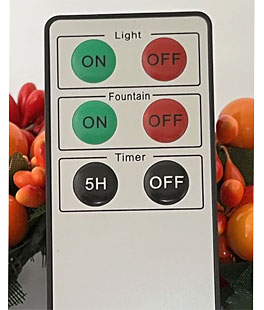 Fountain Candle Remote Control