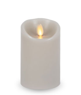 Luminara Gray 3 x 4 Pillar - Remote Ready