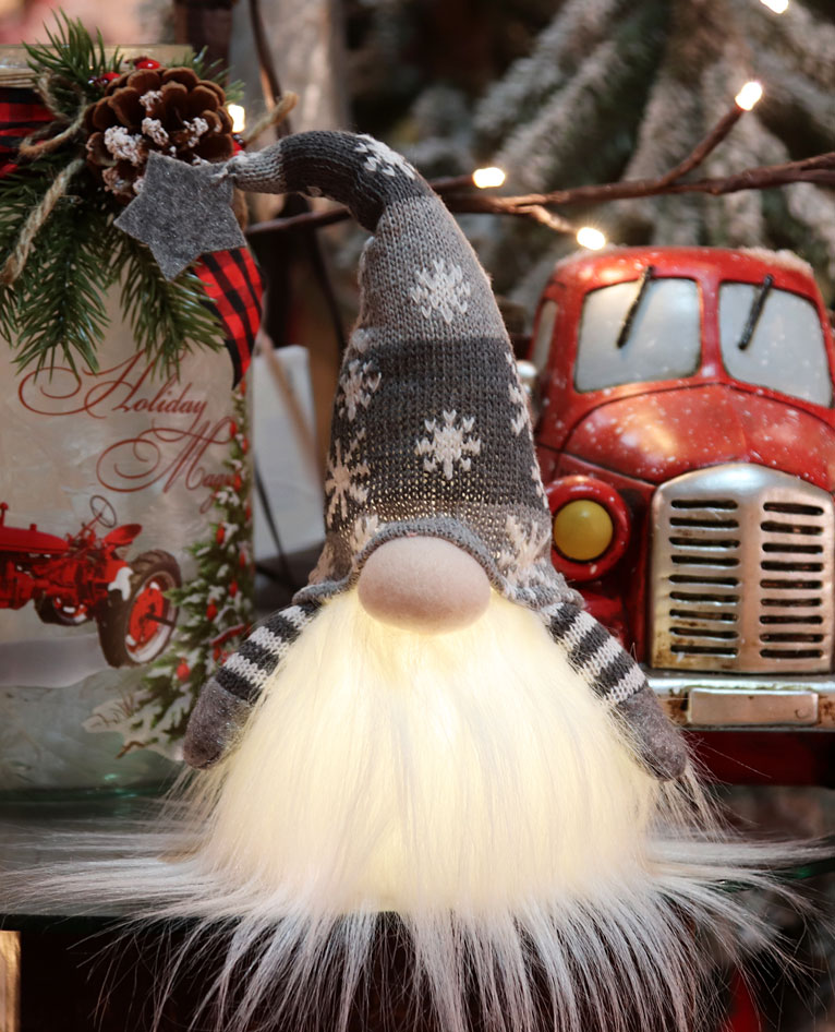 Lighted Christmas Gnome Set of 2 Plush - 11 Inch