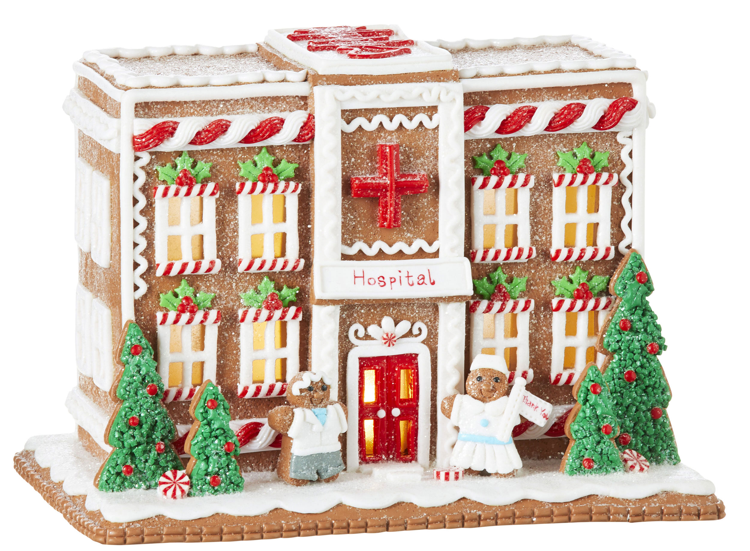 Healthcare Heroes Collection Gingerbread Hospital
