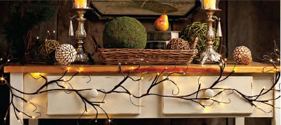 Battery Operated Lighted Garland 6 Feet 60 Warm White Led S Timer