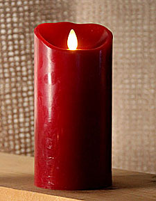 moving flame burgundy candle battery operated 3 5 x 7 flameless tea lights with remote control