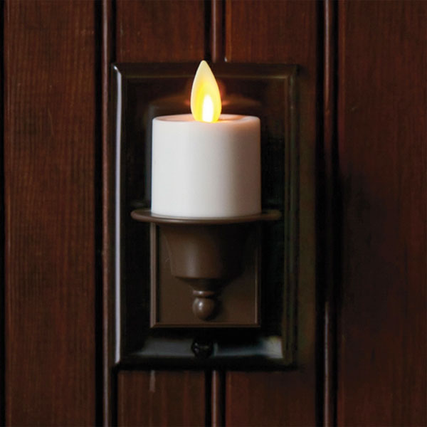 plug in flickering candles