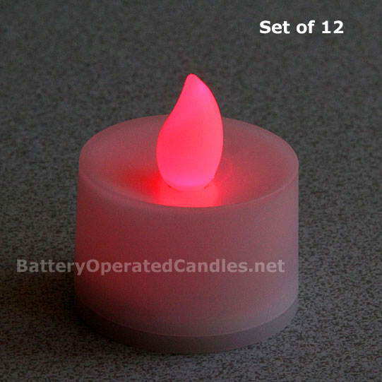48/72/96 Flameless Votive Candles Battery Operated Flickering LED Tea  C 