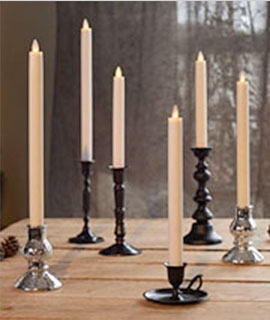 FLAMELESS TAPER CANDLES