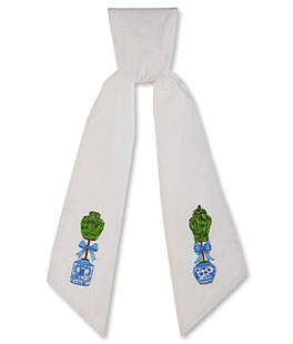 Wreath Sash With Topiary Decor  - 60 Inch From RAZ NEW 2026