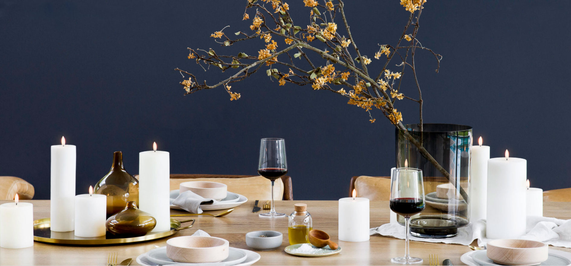 Uyuni 3 Inch x 7 Inch White Pillar Candle Remote Ready