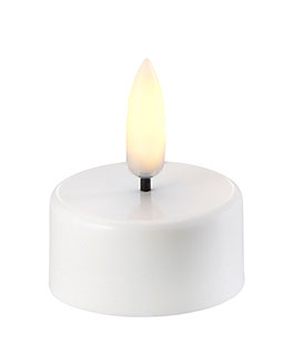 1.5 x 2 Inch Tealight Candle White - Remote Ready - Set Of 2