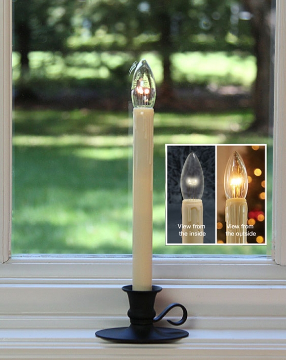 window candle lights led