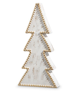 Wood Beaded Tree - 15.75 Inch New 2023