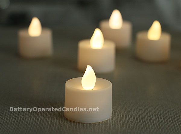 Tall tea light candles battery operated discount